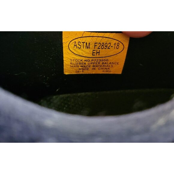 CAT Stormers Industrial Rubber Yellow Slip-On Work Shoes With Ease Technology 6M - Picture 4 of 10